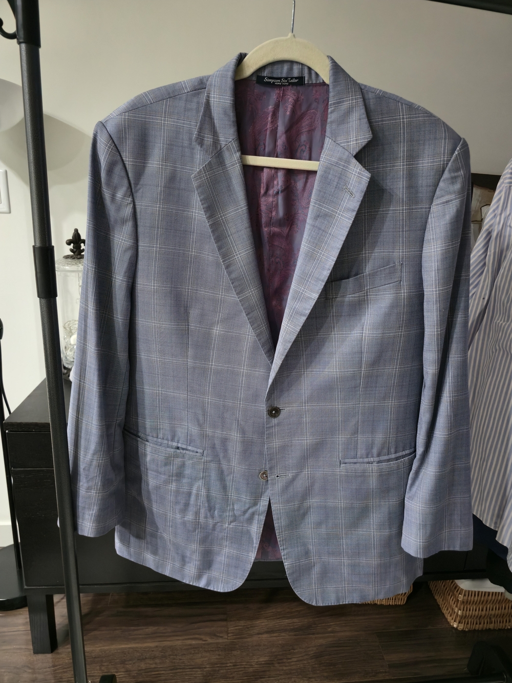 Custom Tailored Simpson Sin Tailor Hong Kong Blazer Jacket